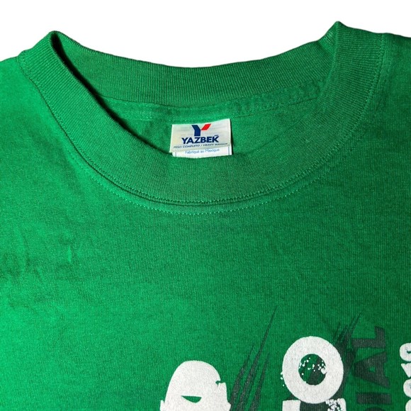 Yazbek Hecho En Mexico 2010 Mundial Saudafrica Green Soccer Shirt Mens Size M - Picture 3 of 6